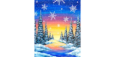 Snowflake Serenity - Paint and Sip in Tyler | Classpop!™