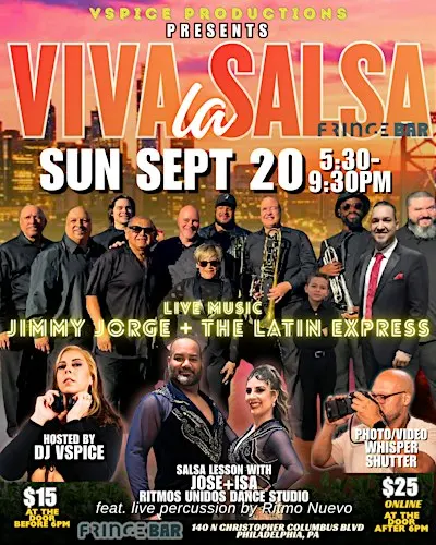 VIVA LA SALSA at Fringe Bar featuring Jimmy Jorge and the Latin Express