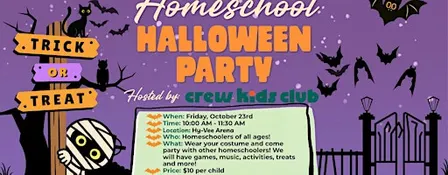Homeschool Halloween Party with Crew Kids