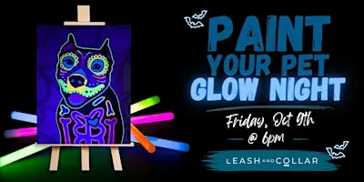 Blacklight Paint Your Pet @ Leash & Collar (Sacramento Area)