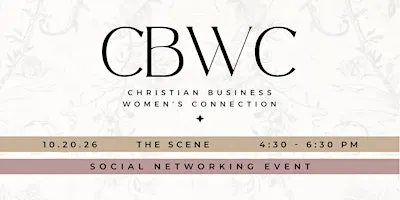 CBWC Networking Event Tuesday October 20th