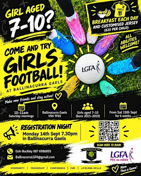 Ballinacurra Gaels Ladies Football Autumn 2026