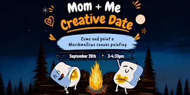 Mom & me Canvas painting - Marshmallow - Langley