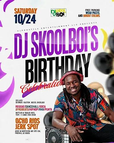 DJ SKOOLBOI BIRTHDAY CELEBRATION 2026