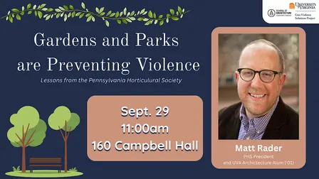 Gardens and Parks are Preventing Violence
