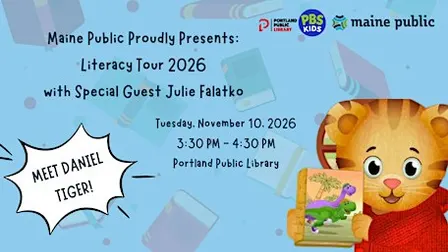 Maine Public Presents Literacy Tour 2026 with Julie Falatko