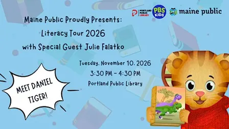 Maine Public Presents Literacy Tour 2026 with Julie Falatko