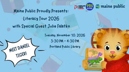 Maine Public Presents Literacy Tour 2026 with Julie Falatko