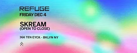 Refuge Friday: Skream [Open To Close]