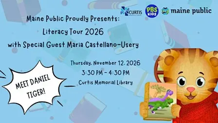 Maine Public Presents Literacy Tour 2026 with Maria Castellano-Usery