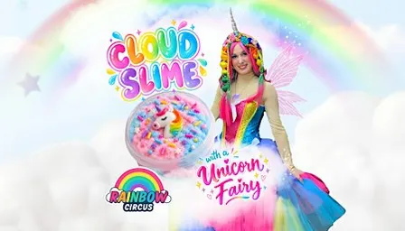 Rainbow Cloud Slime with a Unicorn Fairy