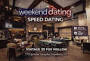LI Speed Dating -Men Ages 43-55; Wom 40-54