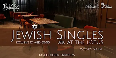 Jewish Singles at the Lotus | 35-55