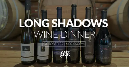 Into the Long Shadows: A Long Shadows Wine Dinner