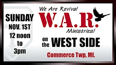 WAR ON THE WEST SIDE With: Worship, Teaching, Prayer, Healing, Deliverance