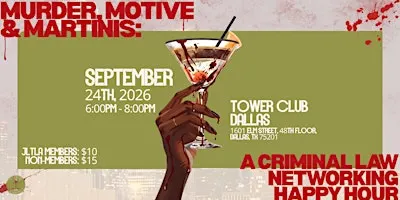 Murder, Motive & Martinis