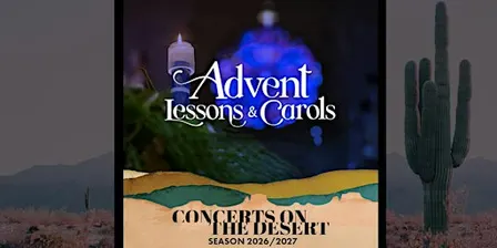 Advent Lessons & Carols (FREE - Goodwill Offering)