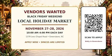 Black Friday Weekend Local Holiday Market