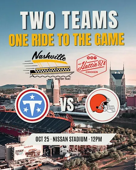 Titans/Browns  Gameday Water Taxi