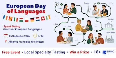 2026 Edition - Speak Dating for European Day of Languages in Wellington