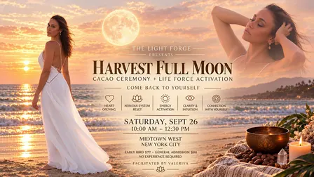 Harvest Full Moon: Cacao Ceremony + Life Force Activation