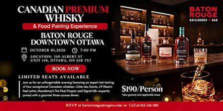Baton Rouge : Whisky Tasting and Food Pairing