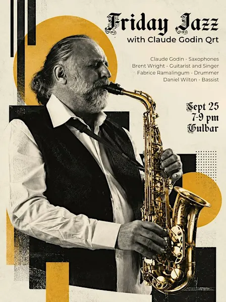 Friday Jazz with the Claude Godin Quartet