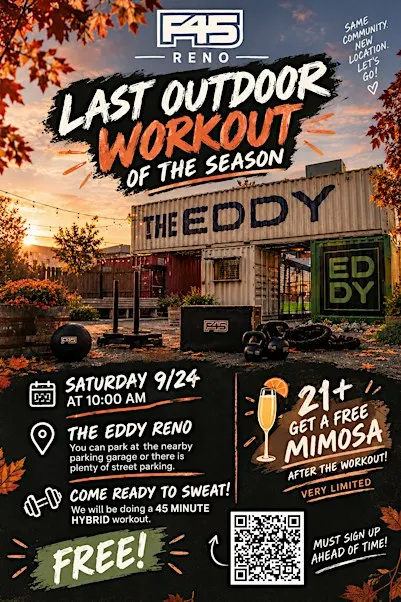 F45 Reno Outdoor Workout