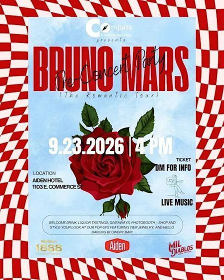 Bruno Mars Pre-Concert Party!
