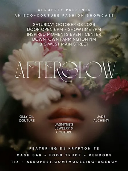 'AFTERGLOW' an eco couture showcase