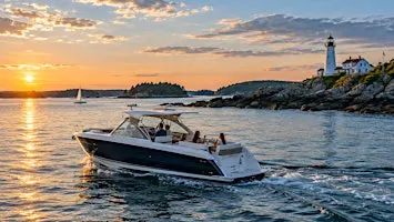 Island Flow & Wine: A Casco Bay Boat Experience.