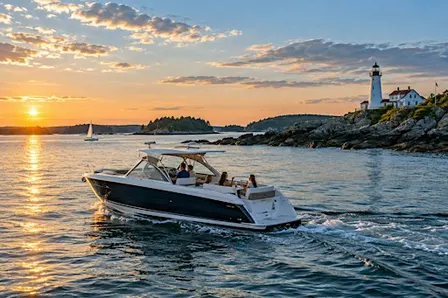 Island Flow & Wine: A Casco Bay Boat Experience.