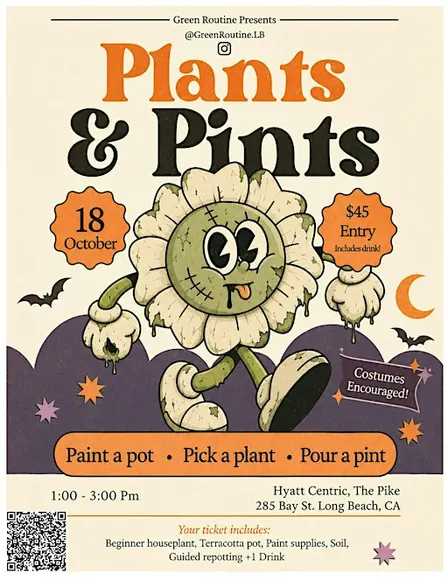 Plants & Pints Spooktacular @ Hyatt Centric LB