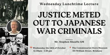WLL: Justice Meted Out to Japanese War Criminals