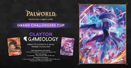 PALWORLD: Grand Challengers Cup OCT - Gameology CLAYTON - 18/10/2026