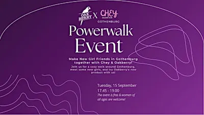 Women Powerwalk Event Oakberry x Chey Community