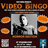 Horror Video Bingo