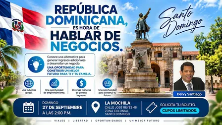República Dominicana es hora de hablar de negocio