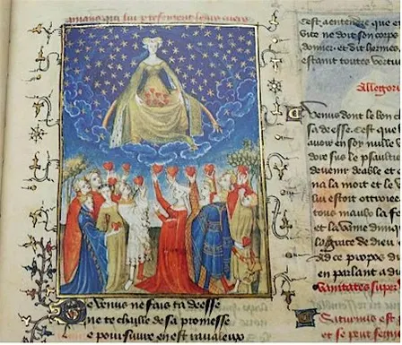 The Paris Epistle of Othéa designed by Christin de Pisan (1407)