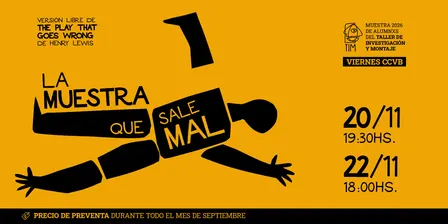 Muestras TIM 2026: La Muestra que sale mal