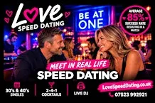 Speed Dating Singles Birmingham Ages 30's and 40's Be At One Cocktail Bar