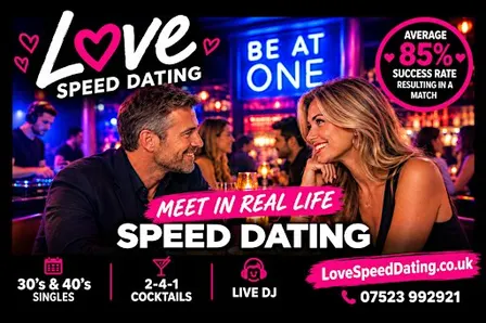 Speed Dating Singles Birmingham Ages 30's and 40's Be At One Cocktail Bar