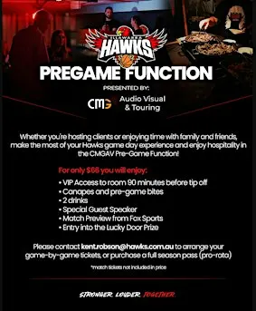 Illawarra Hawks v Sydney Kings Pre-game Function