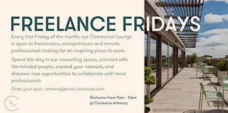 Freelance Fridays at Clockwise Antwerp #3