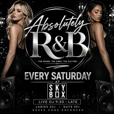 Absolutely R&B at Skybox RVA ~ Sat 10.03.26