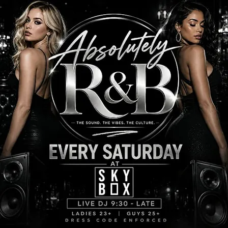 Absolutely R&B at Skybox RVA ~ Sat 10.03.26