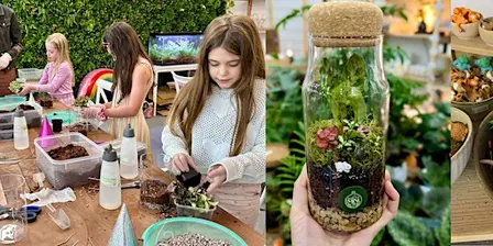 School Holiday Terrarium Building Workshop (Cork Jar)