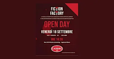 Open Day Fiction Factory — Scuola di scrittura crime