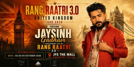 Rang Ratri 3.0 with Jaysinh Gadhvi (Friday - 2nd Oct)