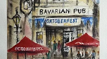 Octoberfest Paint and Sip Baaia Cafe Sandgate